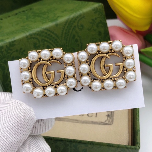 Cheap Gucci Earrings For Women #1228422 Replica Wholesale [$27.00 USD] [ITEM#1228422] on Replica Gucci Earrings