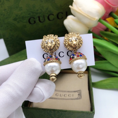 Cheap Gucci Earrings For Women #1228427 Replica Wholesale [$32.00 USD] [ITEM#1228427] on Replica Gucci Earrings