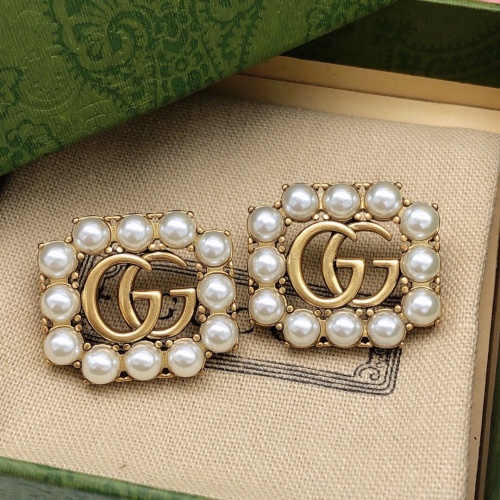 Cheap Gucci Earrings For Women #1228439 Replica Wholesale [$27.00 USD] [ITEM#1228439] on Replica Gucci Earrings