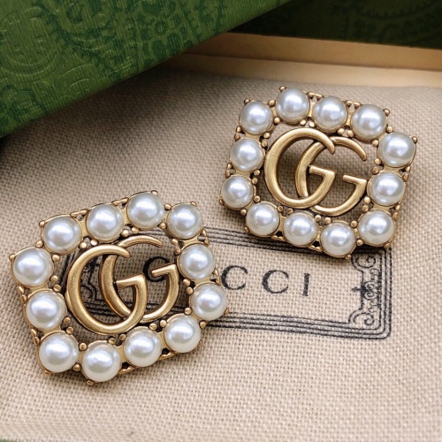 Cheap Gucci Earrings For Women #1228439 Replica Wholesale [$27.00 USD] [ITEM#1228439] on Replica Gucci Earrings