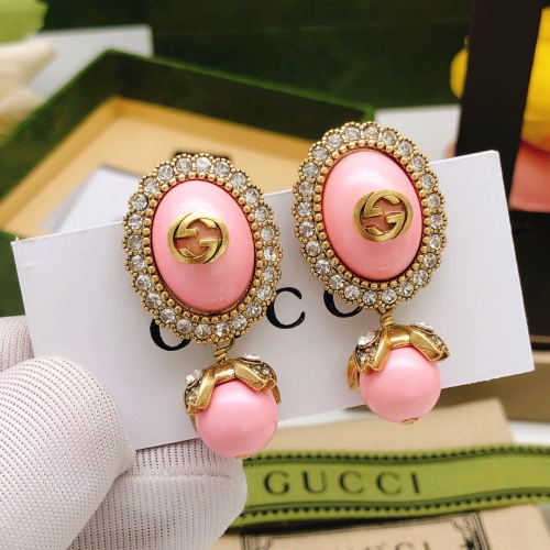 Cheap Gucci Earrings For Women #1228467 Replica Wholesale [$29.00 USD] [ITEM#1228467] on Replica Gucci Earrings