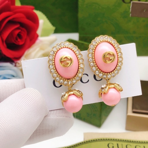 Cheap Gucci Earrings For Women #1228467 Replica Wholesale [$29.00 USD] [ITEM#1228467] on Replica Gucci Earrings