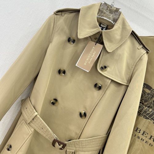 Cheap Burberry Trench Coat Long Sleeved For Women #1228485 Replica Wholesale [$172.00 USD] [ITEM#1228485] on Replica Burberry Trench Coat