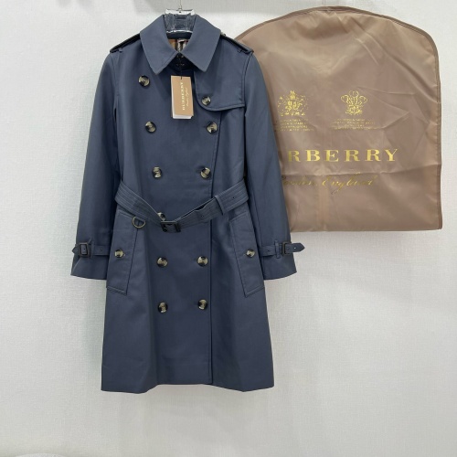 Cheap Burberry Trench Coat Long Sleeved For Women #1228486 Replica Wholesale [$172.00 USD] [ITEM#1228486] on Replica Burberry Trench Coat