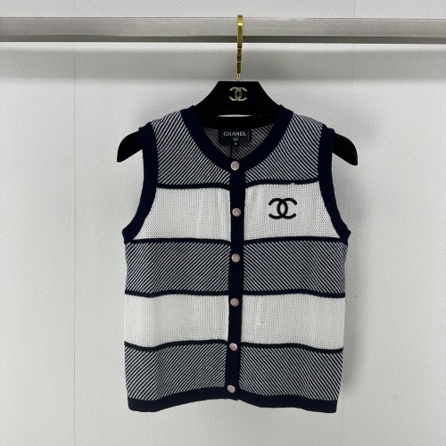 Cheap Chanel Sweaters Sleeveless For Women #1228493 Replica Wholesale [$85.00 USD] [ITEM#1228493] on Replica Chanel Sweaters