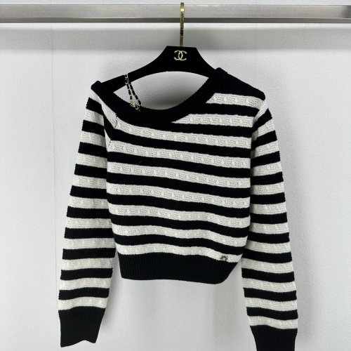 Cheap Chanel Sweaters Long Sleeved For Women #1228494 Replica Wholesale [$108.00 USD] [ITEM#1228494] on Replica Chanel Sweaters