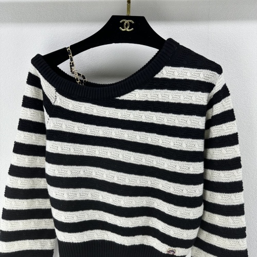 Cheap Chanel Sweaters Long Sleeved For Women #1228494 Replica Wholesale [$108.00 USD] [ITEM#1228494] on Replica Chanel Sweaters