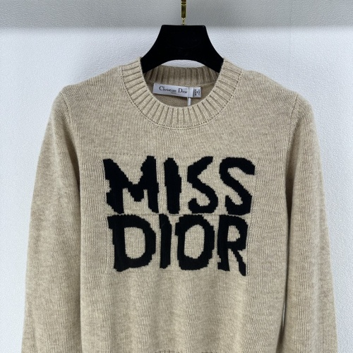 Cheap Christian Dior Sweaters Long Sleeved For Women #1228501 Replica Wholesale [$88.00 USD] [ITEM#1228501] on Replica Christian Dior Sweaters