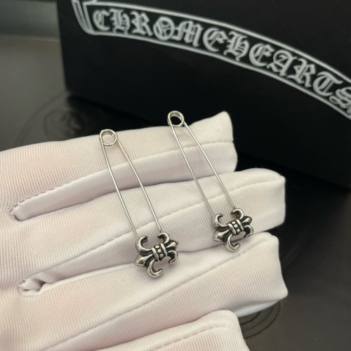 Cheap Chrome Hearts Earrings For Women #1228517 Replica Wholesale [$32.00 USD] [ITEM#1228517] on Replica Chrome Hearts Earrings