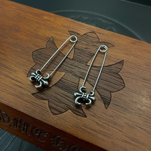 Cheap Chrome Hearts Earrings For Women #1228517 Replica Wholesale [$32.00 USD] [ITEM#1228517] on Replica Chrome Hearts Earrings