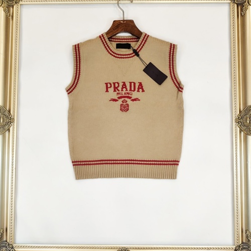 Cheap Prada Sweater Sleeveless For Women #1228545 Replica Wholesale [$52.00 USD] [ITEM#1228545] on Replica Prada Sweater