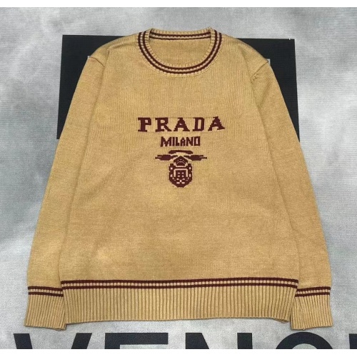 Cheap Prada Sweater Long Sleeved For Women #1228554 Replica Wholesale [$64.00 USD] [ITEM#1228554] on Replica Prada Sweater