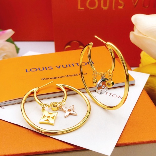 Cheap Louis Vuitton Earrings For Women #1228616 Replica Wholesale [$34.00 USD] [ITEM#1228616] on Replica Louis Vuitton Earrings