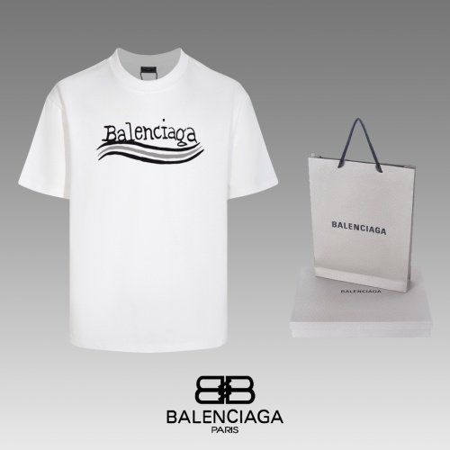 Cheap Balenciaga T-Shirts Short Sleeved For Unisex #1228746 Replica Wholesale [$39.00 USD] [ITEM#1228746] on Replica Balenciaga T-Shirts