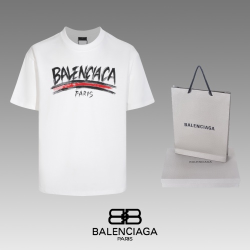 Cheap Balenciaga T-Shirts Short Sleeved For Unisex #1228757 Replica Wholesale [$39.00 USD] [ITEM#1228757] on Replica Balenciaga T-Shirts