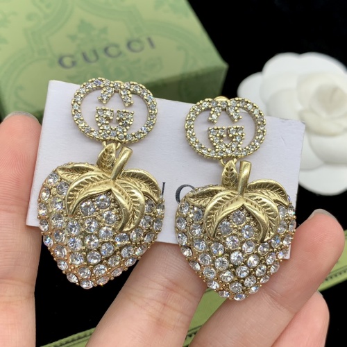 Cheap Gucci Earrings For Women #1228762 Replica Wholesale [$34.00 USD] [ITEM#1228762] on Replica Gucci Earrings