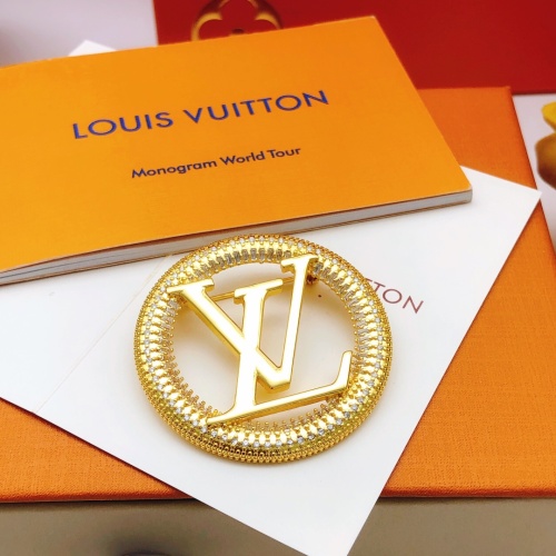 Cheap Louis Vuitton LV Brooches For Women #1228805 Replica Wholesale [$32.00 USD] [ITEM#1228805] on Replica Louis Vuitton LV Brooches