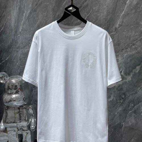 Cheap Chrome Hearts T-Shirts Short Sleeved For Unisex #1228808 Replica Wholesale [$38.00 USD] [ITEM#1228808] on Replica Chrome Hearts T-Shirts