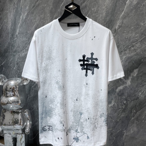 Cheap Chrome Hearts T-Shirts Short Sleeved For Unisex #1228823 Replica Wholesale [$39.00 USD] [ITEM#1228823] on Replica Chrome Hearts T-Shirts