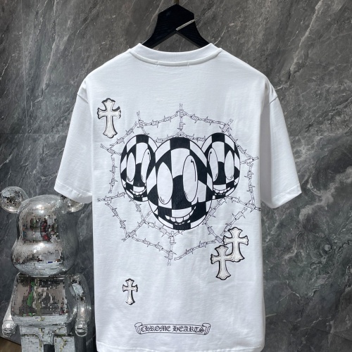 Cheap Chrome Hearts T-Shirts Short Sleeved For Unisex #1228825 Replica Wholesale [$39.00 USD] [ITEM#1228825] on Replica Chrome Hearts T-Shirts