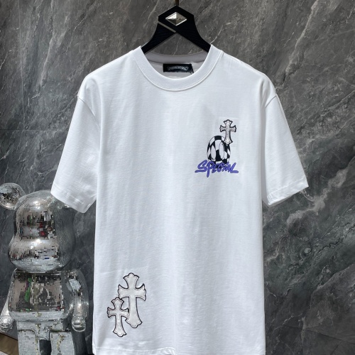 Cheap Chrome Hearts T-Shirts Short Sleeved For Unisex #1228825 Replica Wholesale [$39.00 USD] [ITEM#1228825] on Replica Chrome Hearts T-Shirts