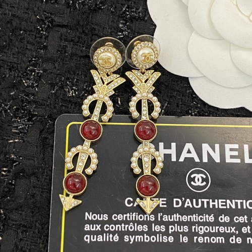 Cheap Chanel Earrings For Women #1228882 Replica Wholesale [$38.00 USD] [ITEM#1228882] on Replica Chanel Earrings