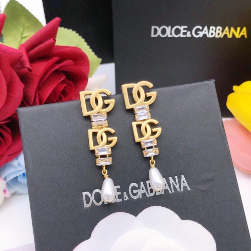 Cheap Dolce &amp; Gabbana D&amp;G Earrings For Women #1229155 Replica Wholesale [$27.00 USD] [ITEM#1229155] on Replica Dolce &amp; Gabbana D&amp;G Earrings