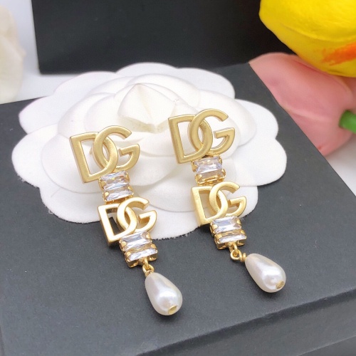 Cheap Dolce &amp; Gabbana D&amp;G Earrings For Women #1229155 Replica Wholesale [$27.00 USD] [ITEM#1229155] on Replica Dolce &amp; Gabbana D&amp;G Earrings