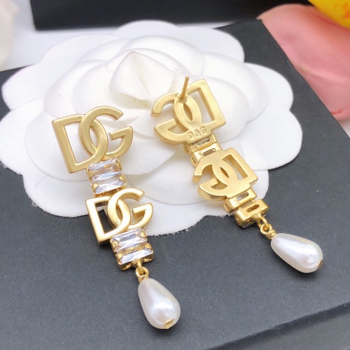 Cheap Dolce &amp; Gabbana D&amp;G Earrings For Women #1229155 Replica Wholesale [$27.00 USD] [ITEM#1229155] on Replica Dolce &amp; Gabbana D&amp;G Earrings