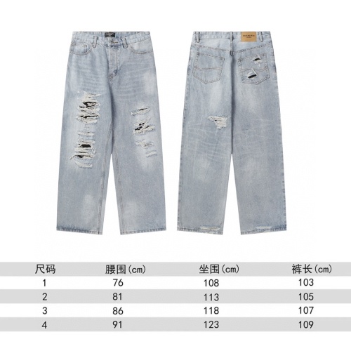 Cheap Balenciaga Jeans For Unisex #1229202 Replica Wholesale [$82.00 USD] [ITEM#1229202] on Replica Balenciaga Jeans