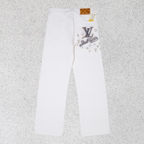 Cheap Louis Vuitton LV Jeans For Unisex #1229253 Replica Wholesale [$56.00 USD] [ITEM#1229253] on Replica Louis Vuitton LV Jeans