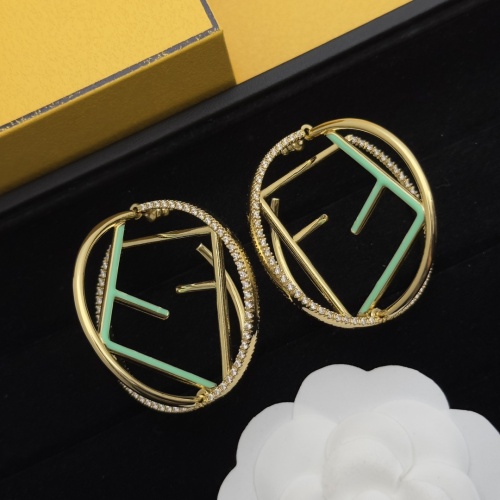 Cheap Fendi Earrings For Women #1229342 Replica Wholesale [$38.00 USD] [ITEM#1229342] on Replica Fendi Earrings