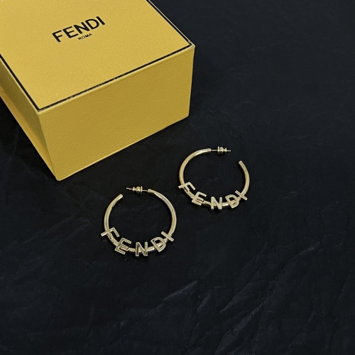 Cheap Fendi Earrings For Women #1229345 Replica Wholesale [$38.00 USD] [ITEM#1229345] on Replica Fendi Earrings