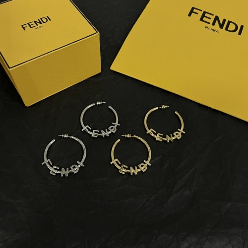 Cheap Fendi Earrings For Women #1229345 Replica Wholesale [$38.00 USD] [ITEM#1229345] on Replica Fendi Earrings