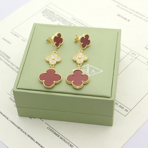 Cheap Van Cleef &amp; Arpels Earrings For Women #1229394 Replica Wholesale [$38.00 USD] [ITEM#1229394] on Replica Van Cleef &amp; Arpels Earrings