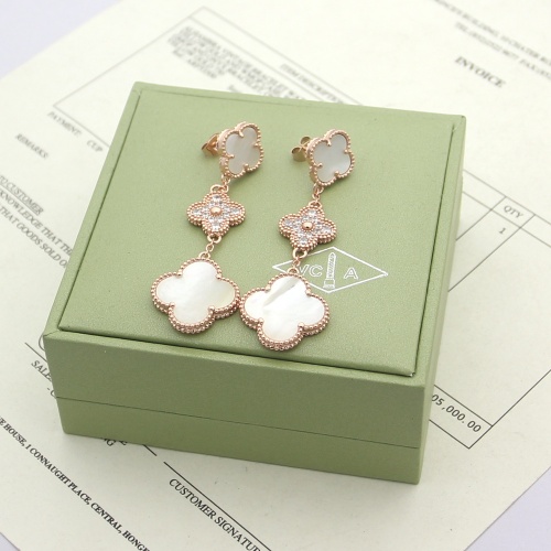 Cheap Van Cleef &amp; Arpels Earrings For Women #1229402 Replica Wholesale [$38.00 USD] [ITEM#1229402] on Replica Van Cleef &amp; Arpels Earrings