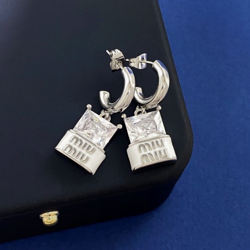 Cheap MIU MIU Earrings For Women #1229455 Replica Wholesale [$29.00 USD] [ITEM#1229455] on Replica MIU MIU Earrings