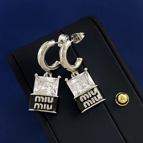 Cheap MIU MIU Earrings For Women #1229456 Replica Wholesale [$29.00 USD] [ITEM#1229456] on Replica MIU MIU Earrings