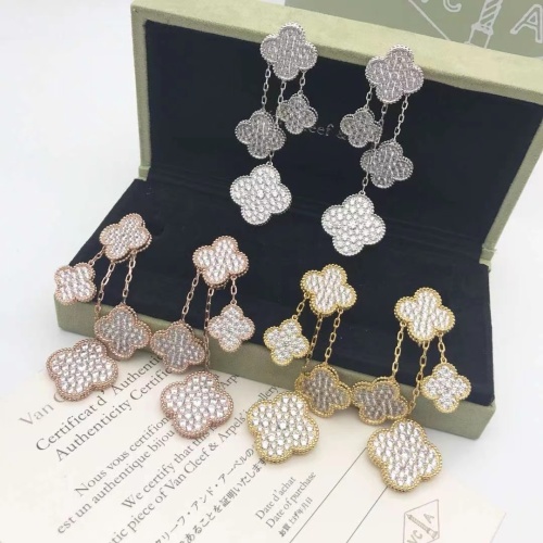 Cheap Van Cleef &amp; Arpels Earrings For Women #1229466 Replica Wholesale [$39.00 USD] [ITEM#1229466] on Replica Van Cleef &amp; Arpels Earrings