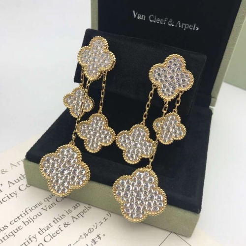 Cheap Van Cleef &amp; Arpels Earrings For Women #1229468 Replica Wholesale [$39.00 USD] [ITEM#1229468] on Replica Van Cleef &amp; Arpels Earrings