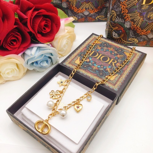 Cheap Christian Dior Necklaces For Women #1229524 Replica Wholesale [$32.00 USD] [ITEM#1229524] on Replica Christian Dior Necklaces