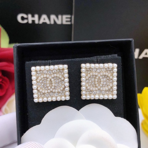 Cheap Chanel Earrings For Women #1229665 Replica Wholesale [$25.00 USD] [ITEM#1229665] on Replica Chanel Earrings