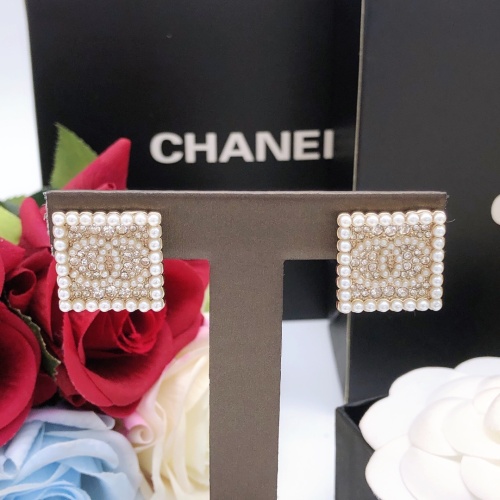 Cheap Chanel Earrings For Women #1229665 Replica Wholesale [$25.00 USD] [ITEM#1229665] on Replica Chanel Earrings