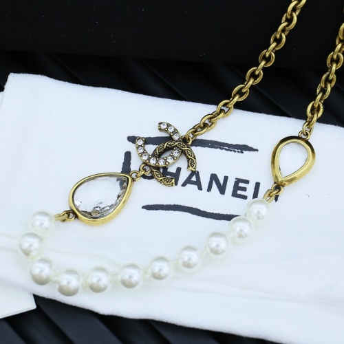 Cheap Chanel Necklaces For Women #1229734 Replica Wholesale [$34.00 USD] [ITEM#1229734] on Replica Chanel Necklaces