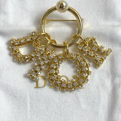 Cheap Christian Dior Brooches For Women #1229736 Replica Wholesale [$38.00 USD] [ITEM#1229736] on Replica Christian Dior Brooches