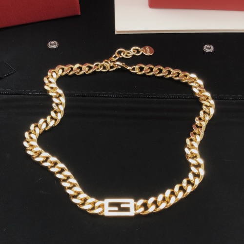 Cheap Fendi Necklaces #1229798 Replica Wholesale [$34.00 USD] [ITEM#1229798] on Replica Fendi Necklaces