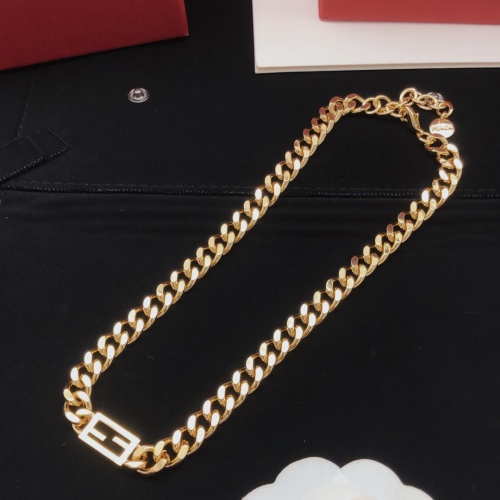 Cheap Fendi Necklaces #1229798 Replica Wholesale [$34.00 USD] [ITEM#1229798] on Replica Fendi Necklaces