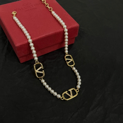 Cheap Valentino Necklaces For Women #1229825 Replica Wholesale [$34.00 USD] [ITEM#1229825] on Replica Valentino Necklaces