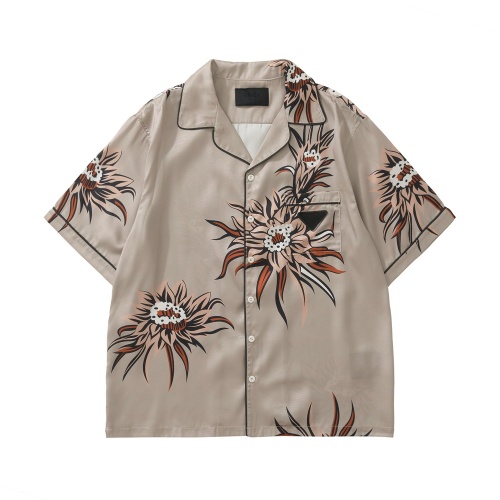 Cheap Prada Shirts Short Sleeved For Unisex #1229843 Replica Wholesale [$108.00 USD] [ITEM#1229843] on Replica Prada Shirts