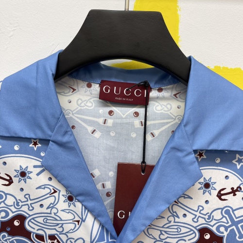 Cheap Gucci Shirts Short Sleeved For Unisex #1229845 Replica Wholesale [$92.00 USD] [ITEM#1229845] on Replica Gucci Shirts